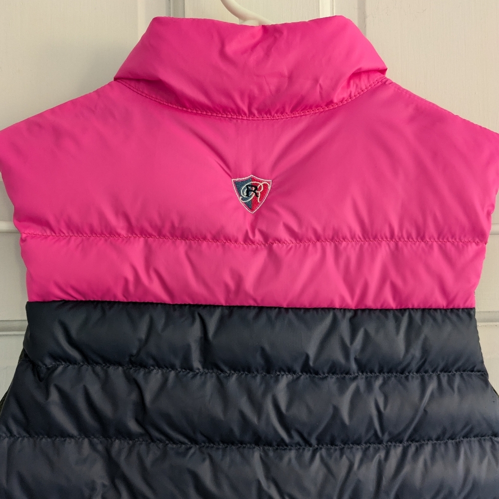 G/Fore women's color block puffer vest size XS golf athleisure outdoors hiking - Picture 9 of 9